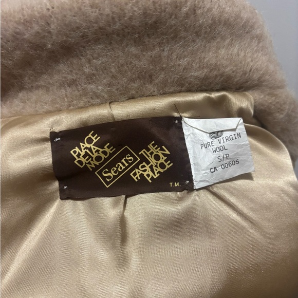 Vintage! Sears Pure Virgin Wool Full Zip Sweater Jacket 80’s Nordic. Small - Picture 5 of 9